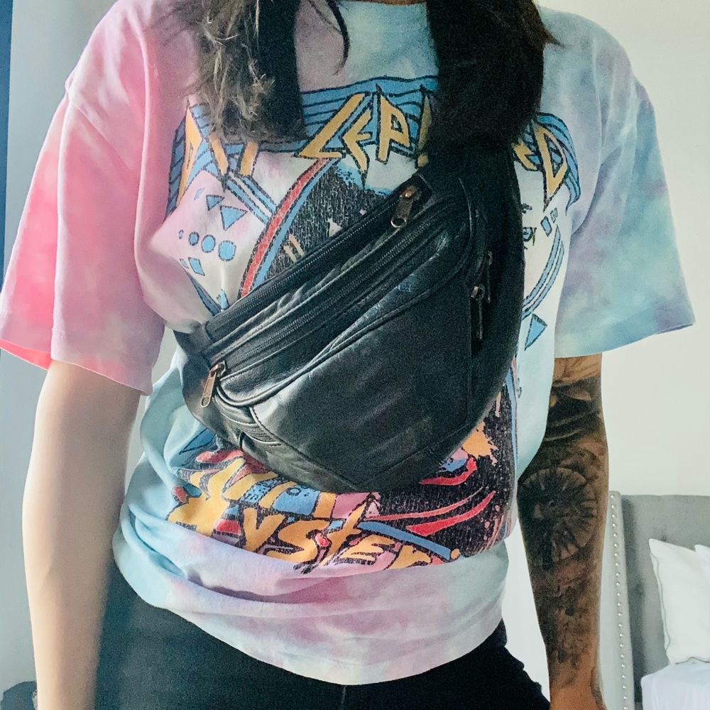Vintage leather Fanny pack